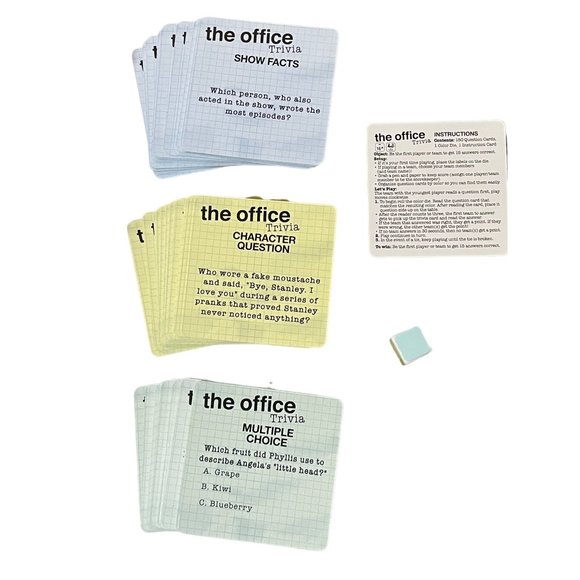 COMPLETE Ready To Roll The Office Trivia Game Adults Teens Kids Cards TV  Party - Picture 4 of 6